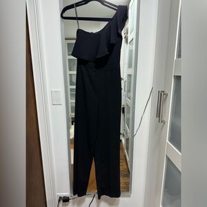 white house black market black dressy romper size 00 worn once